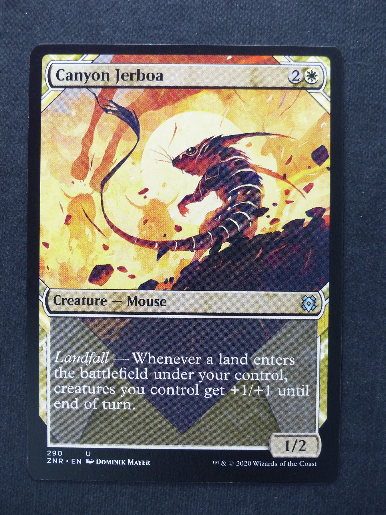 Canyon Jerboa Showcase - Mtg Magic Cards #6X