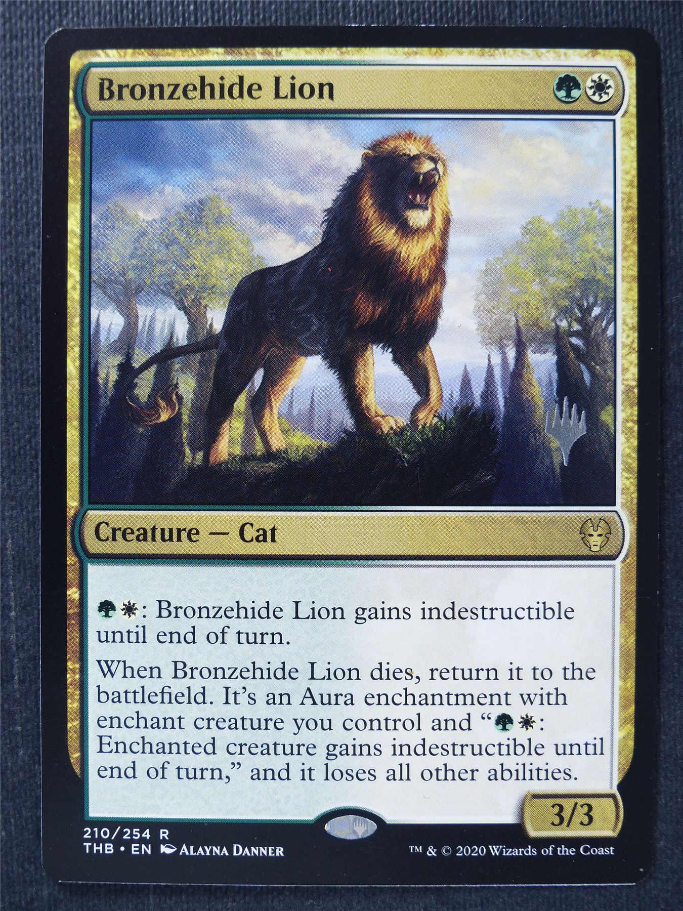 Bronzehide Lion Promo - Mtg Magic Cards #RY