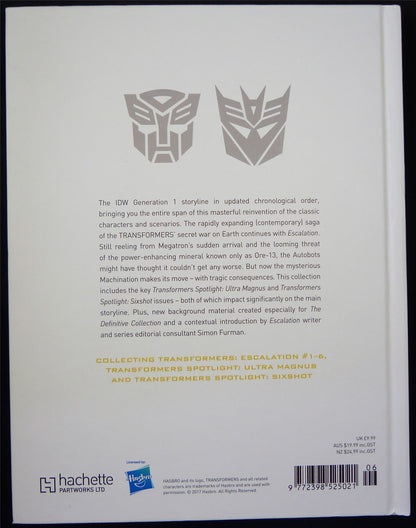 TRANSFORMERS: The Definitive G1 Collection: Volume 37 Escalation - Gaphic Hardback #292