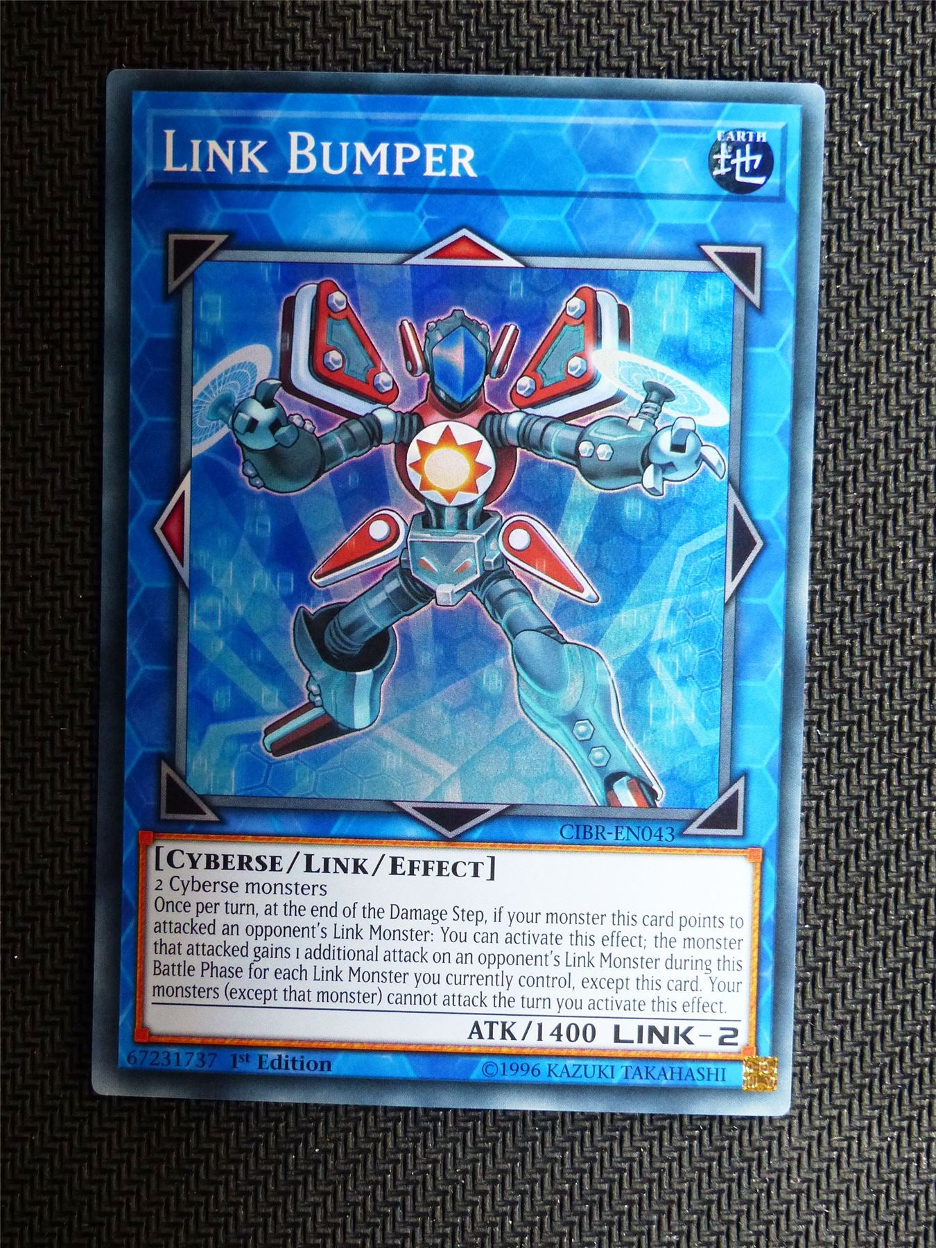 Link Bumper - CIBR - Super Rare - Yugioh Card # 1I98