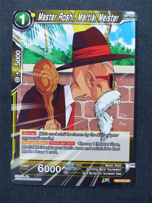 Master Roshi Martial Meister - Dragon Ball Super Cards #25
