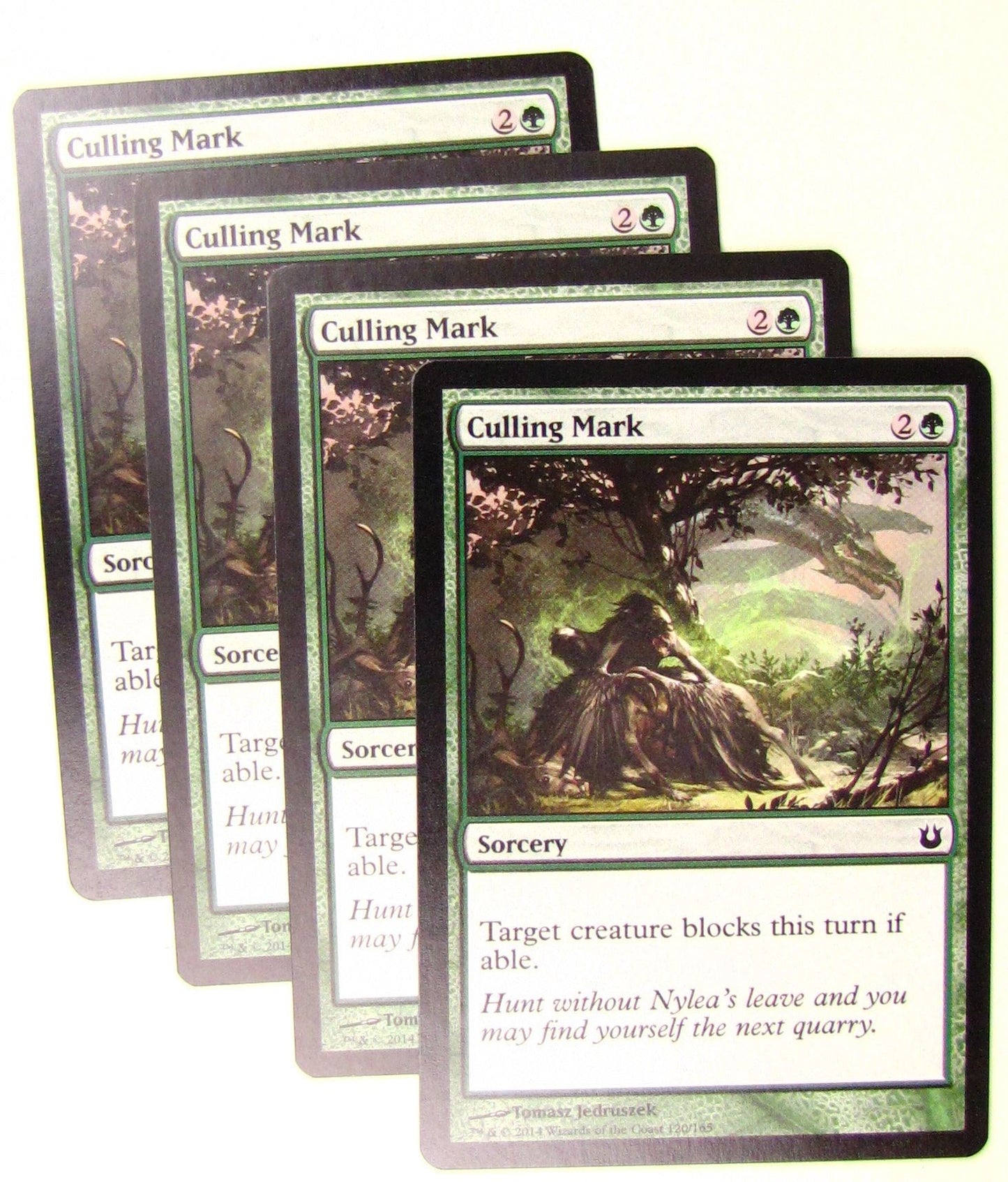 MTG Magic the Gathering Born of the Gods: Culling Mark x4