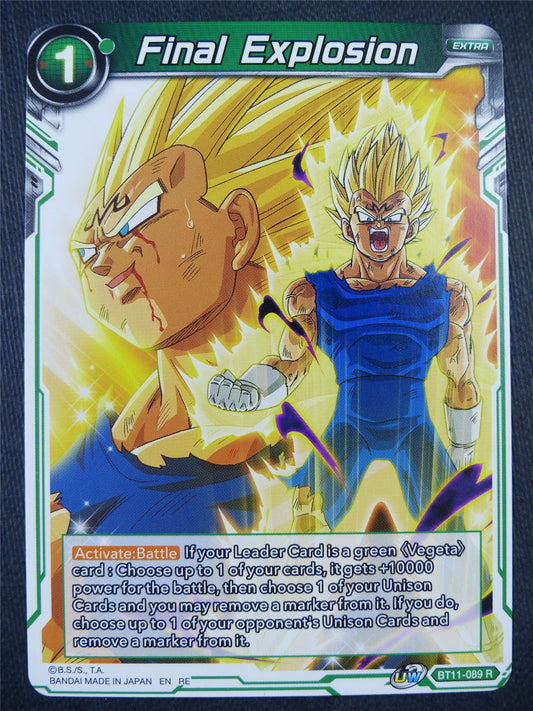 Final Explosion BT11 R - Dragon Bal Super Card #917