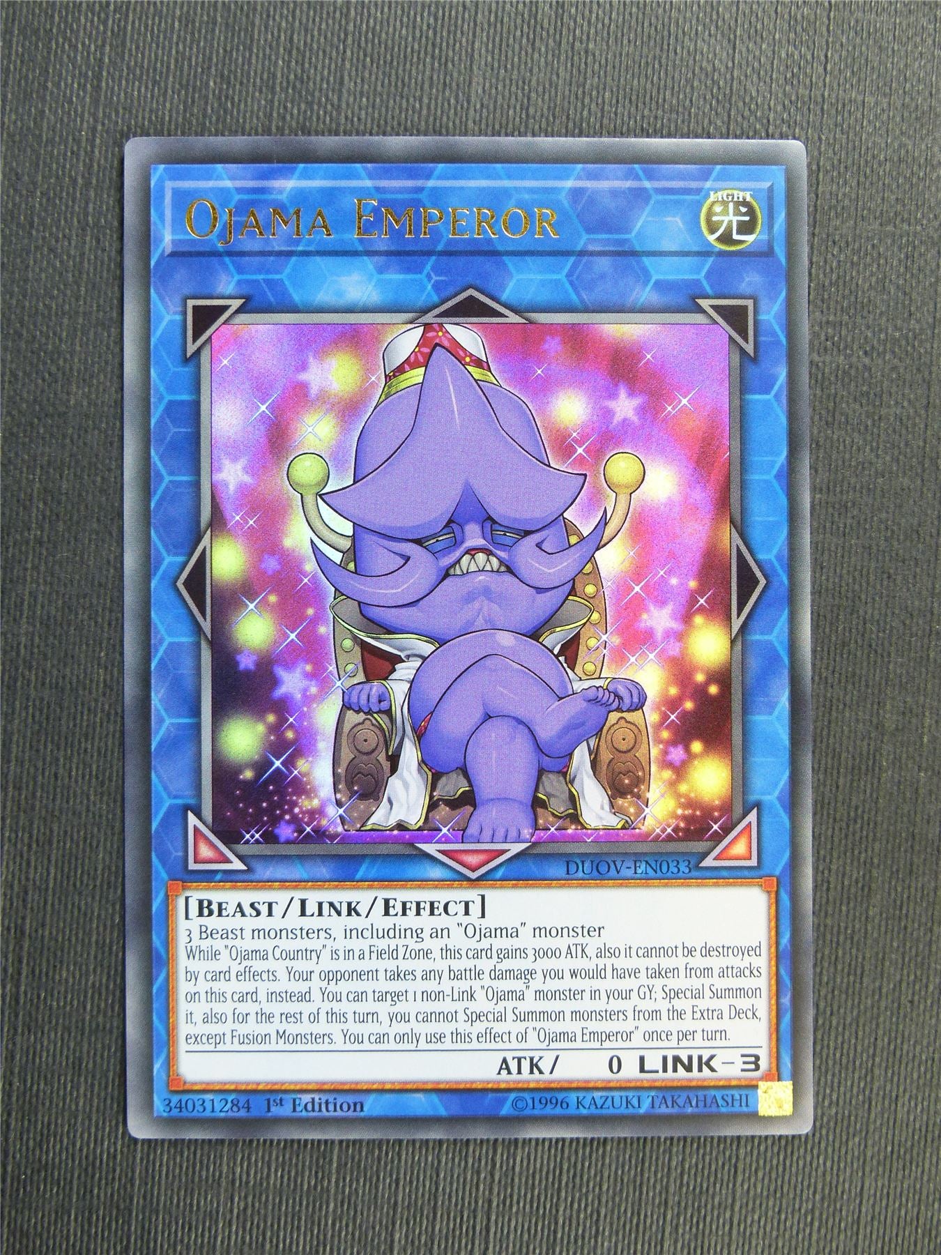Ojama Emperor DUOV Ultra Rare - 1st ed - Yugioh Cards #2W9