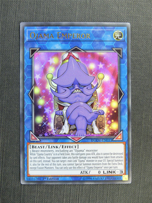 Ojama Emperor DUOV Ultra Rare - 1st ed - Yugioh Cards #2W9