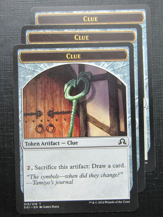 MTG Magic Token Cards: CLUE x3 # 17J83