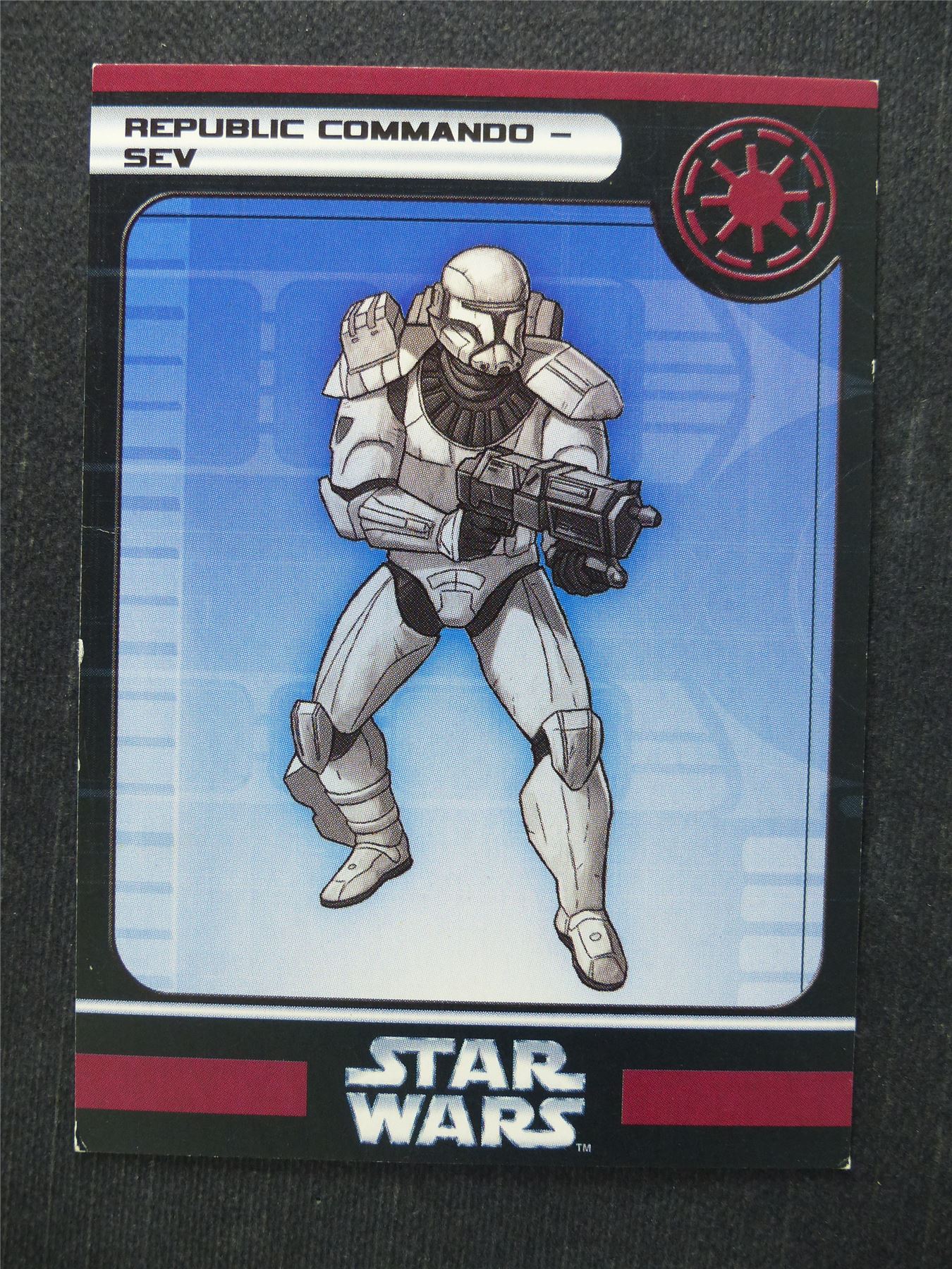 Republic Commando - Sev 36/60 - Star Wars Miniatures Spare Cards #A8