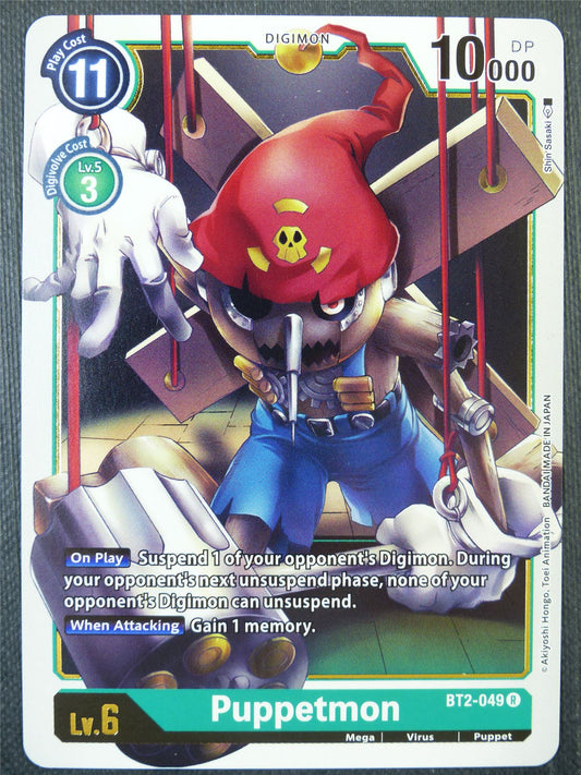 Puppetmon BT2-049 R - Digimon Card #903
