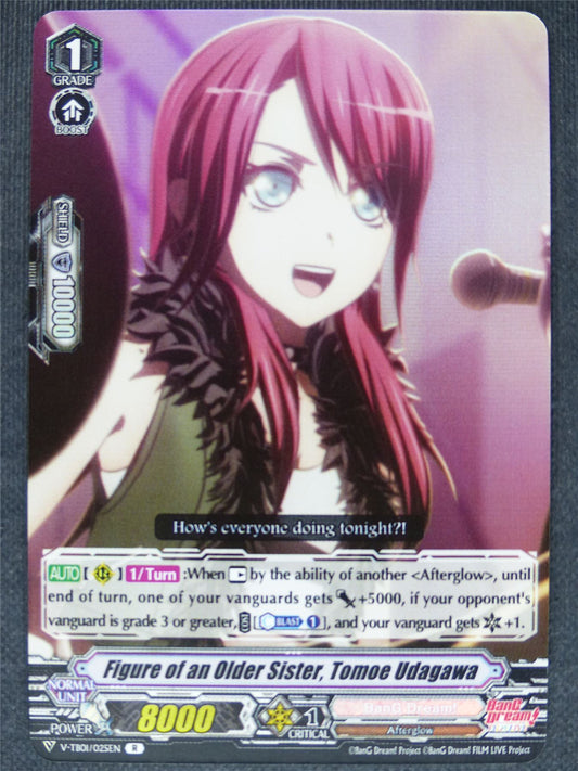 Figure of an Older Sister Tomoe Udagawa V-TB01 R Foil - Vanguard Cards #F6