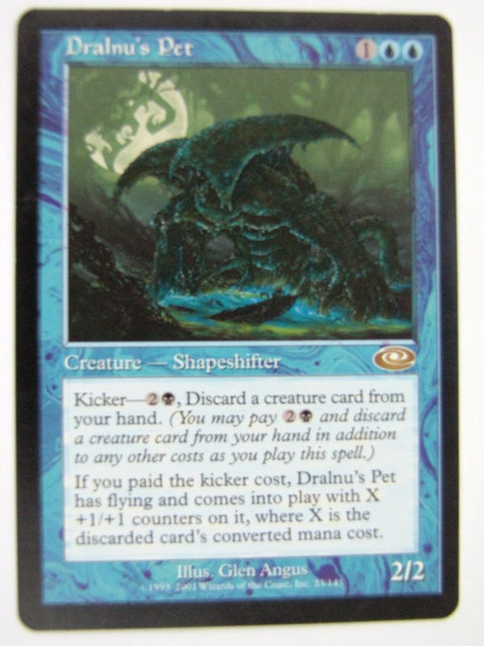 MTG Magic Played Cards: DRALNU'S PET # 8A83