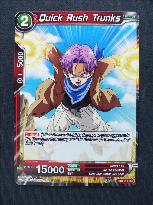 Quick Rush Trunks - Dragon Ball Super Cards #GD