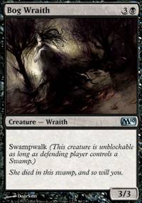 Mtg Magic Card: M10 : Bog Wraith