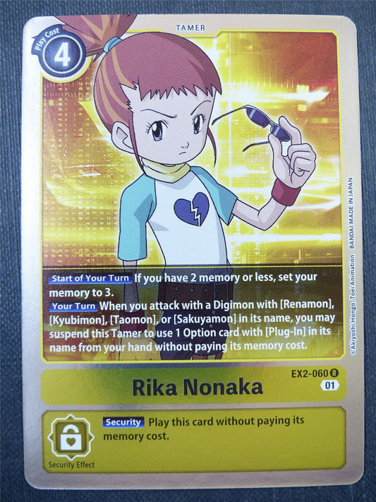 Rika Nonaka EX2 R - Digital Hazard - Digimon Card #4JV