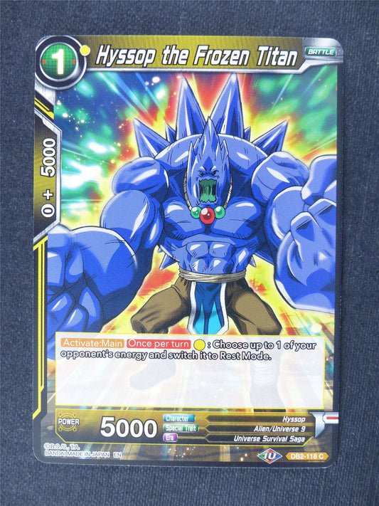 Hyssop the Frozen Titan - Dragon Ball Super Cards #IU