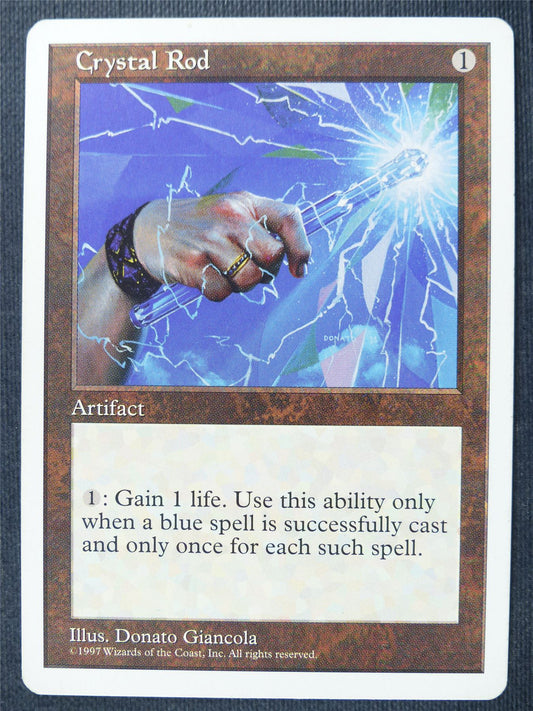 Crystal Rod - Fifth Edition - Mtg Magic Cards #2PV