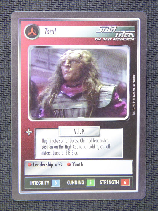 Toral Black Border - Star Trek CCG Next Gen #506