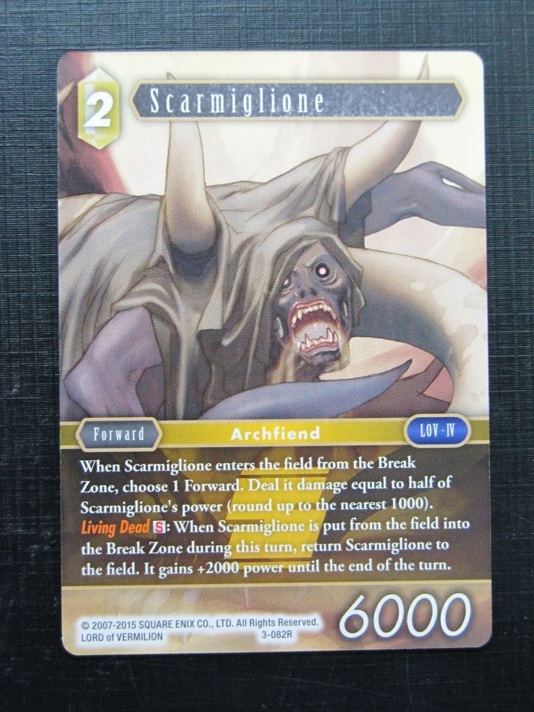 Final Fantasy Cards: SCARMIGLIONE 3-082R # 2J40