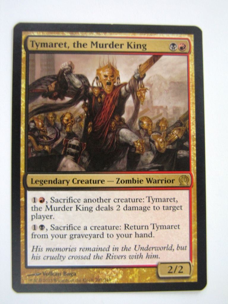 MTG Magic Played Cards: TYMARET, THE MURDER KING # 7A3