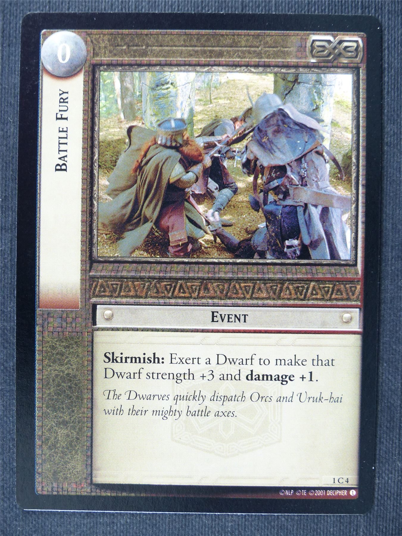 Battle Fury 1 C 4 - LotrR Cards #3GG