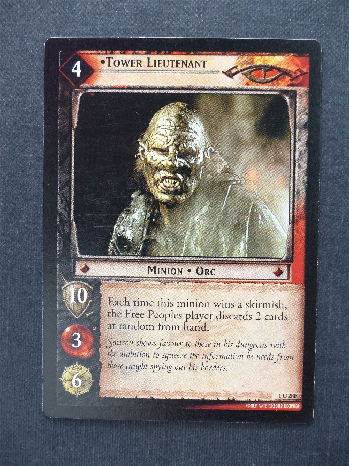 Tower Lieutenant 1 U 280 - LotR Cards #81