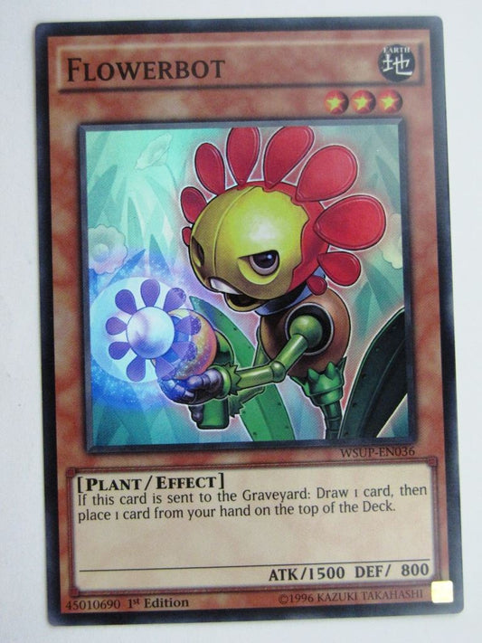 Yugioh Cards: FLOWERBOT WSUP SUPER RARE # 25F4