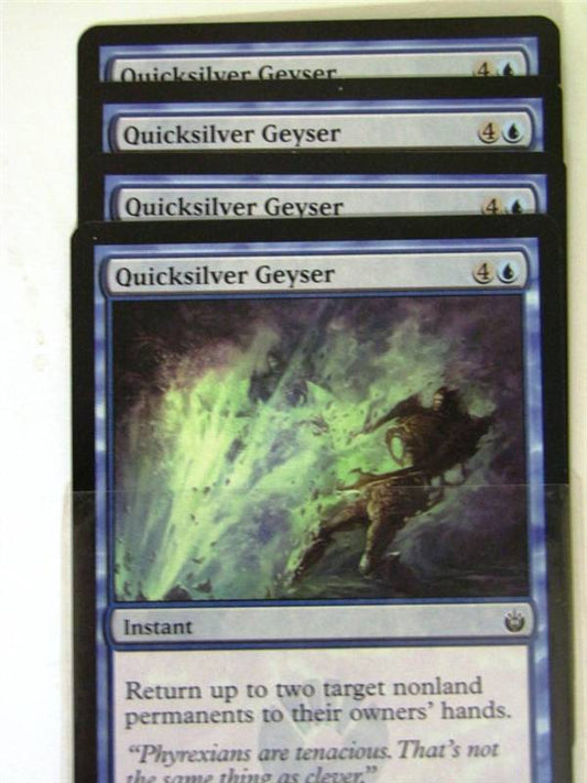 Mtg Magic the Gathering - 4x QUICKSILVER GEYSER