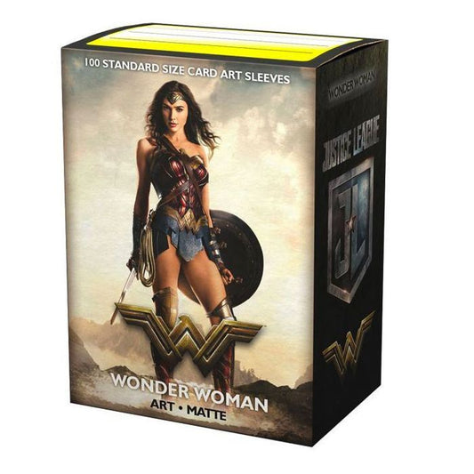 Wonder Woman Art Matte Sleeves - 100 Pc - Standard - Dragon Shield #2K