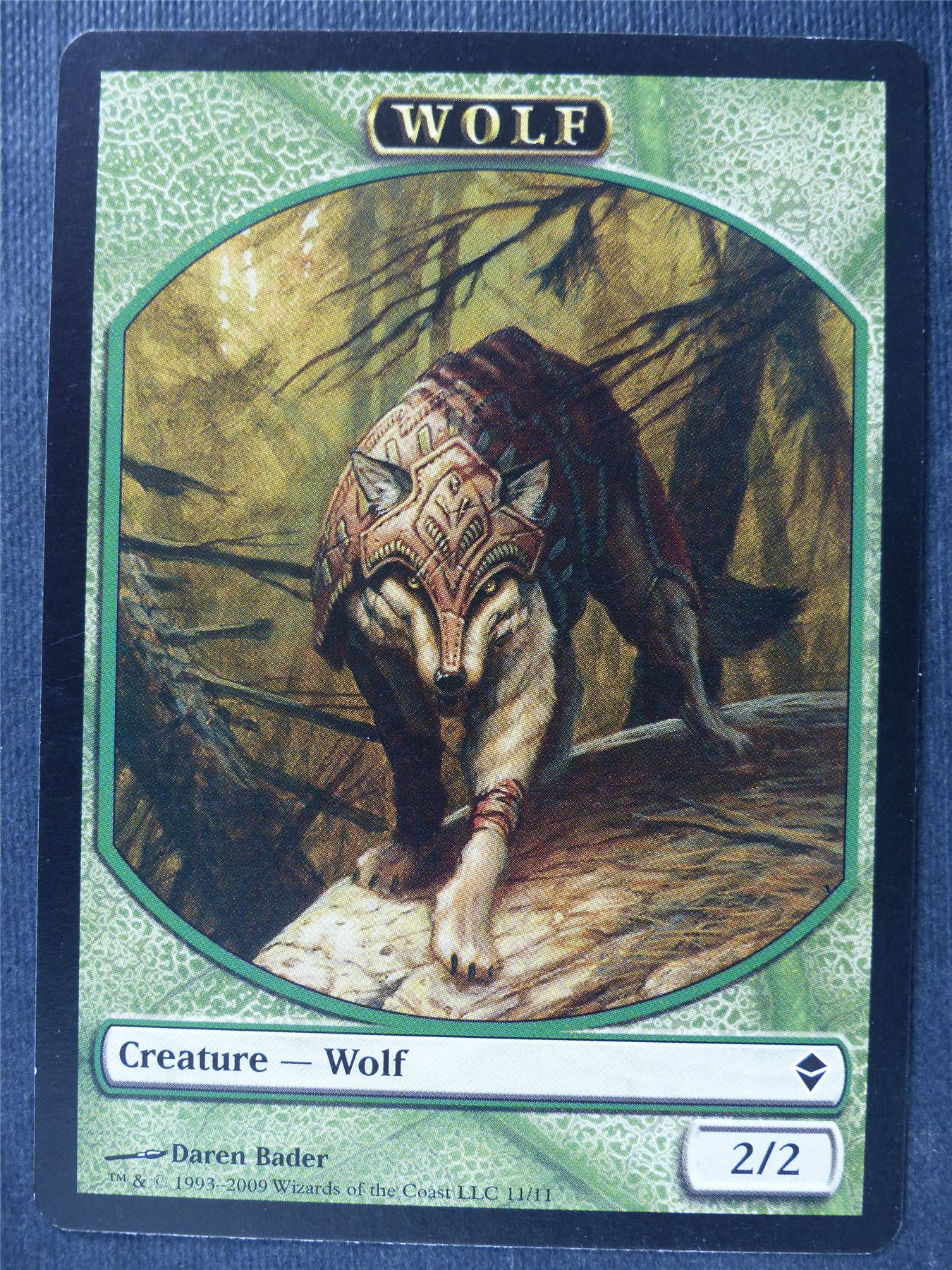 Wolf Token - Mtg Card #3XH