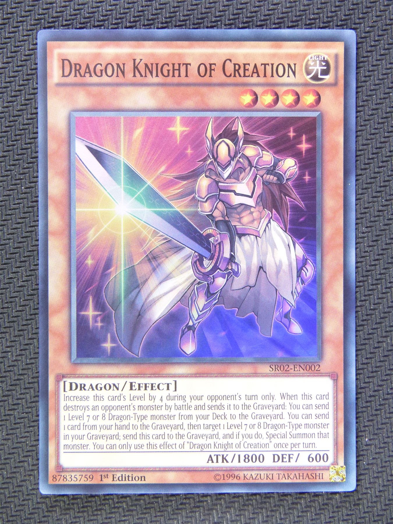 Dragon Knight of Creation SRO2 Super Rare - Yugioh Cards #5EC