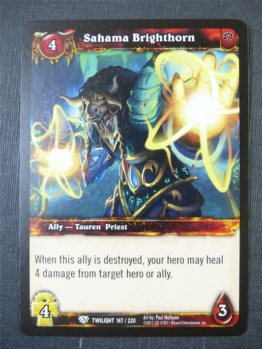 Sahama Brighthorn 147/220 - WoW Card #17G