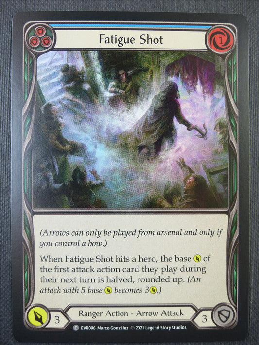 Fatigue Shot Blue Foil - 1st ed Everfest - Flesh & Blood Card #6JC