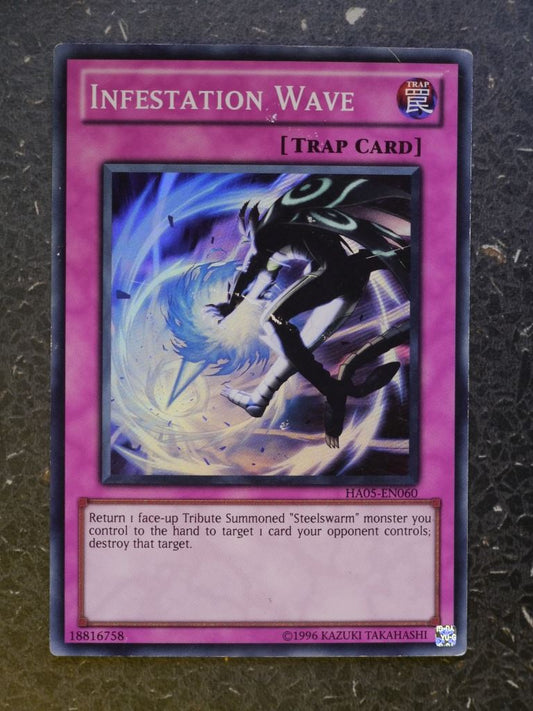 Yugioh Cards: INFESTATION WAVE HA05 SUPER RARE # 9C69