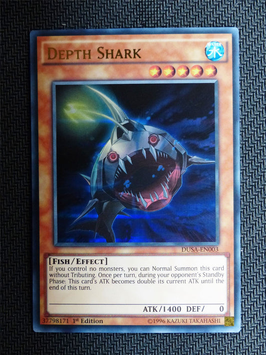 Depth Shark - DUSA - Super Rare - Yugioh Card # 1H89