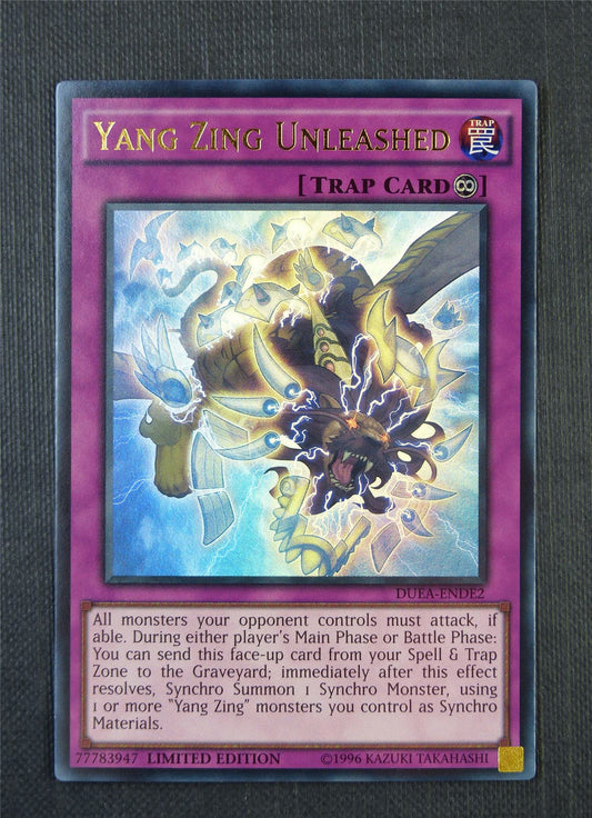 Zang Ying Unleashed DUEA Limited Ed - Ultra Rare - Yugioh Card #7FJ