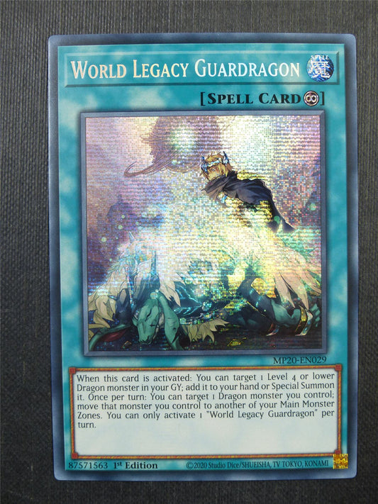 World Legacy Guardragon MP20 Secret Rare - 1st ed Yugioh Card #3W7