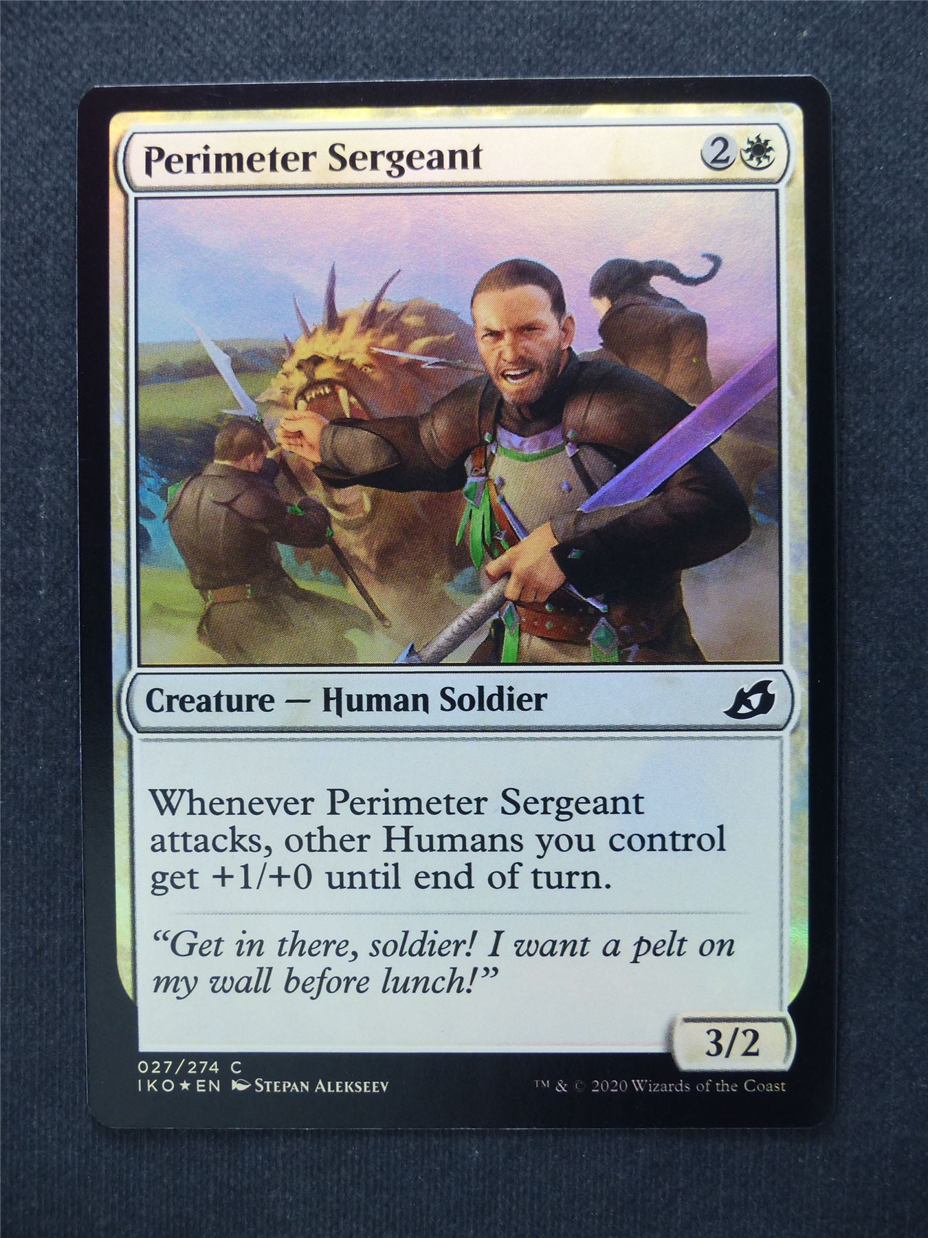 Perimeter Sergeant Foil - Mtg Magic Cards #K2