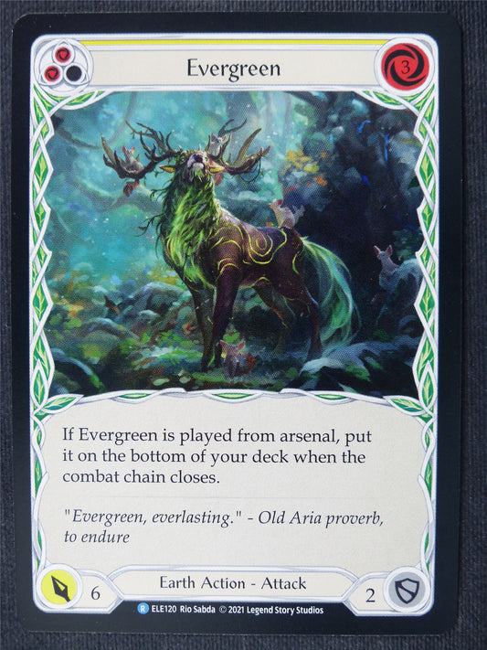 Evergreen R Yellow - 1st Ed Tales of Aria - Flesh and Blood