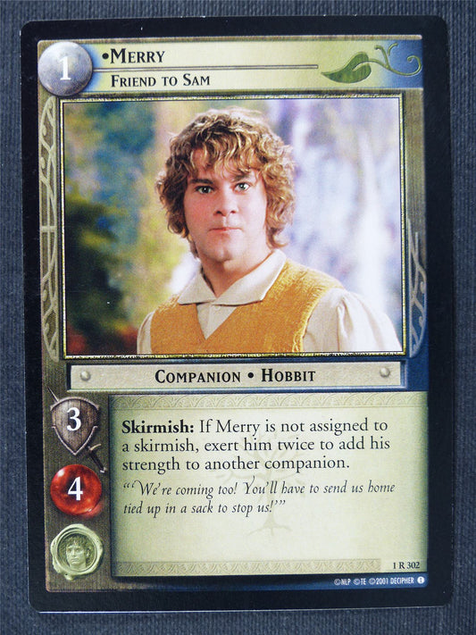 Merry 1 R 302 - LotrR Cards #3CN