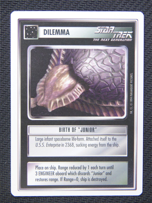 Dilemma Birth of Junior - Star Trek CCG Next Gen #4XD