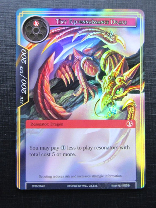 Force of Will Cards: TINY RECONNAISSANCE DRAKE FOIL # 18F41