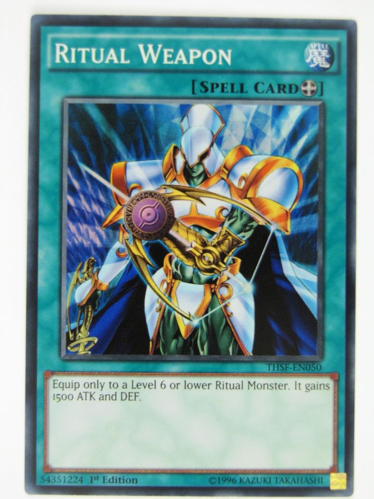 Yugioh Cards: RITAUL WEAPON THSF SUPER RARE # 21G60