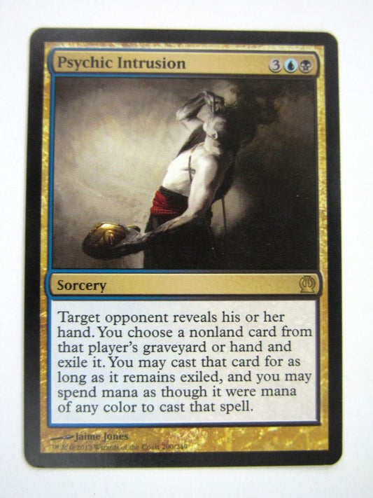 MTG Magic Played Cards: PSYCHIC INTRUSION # 6J35