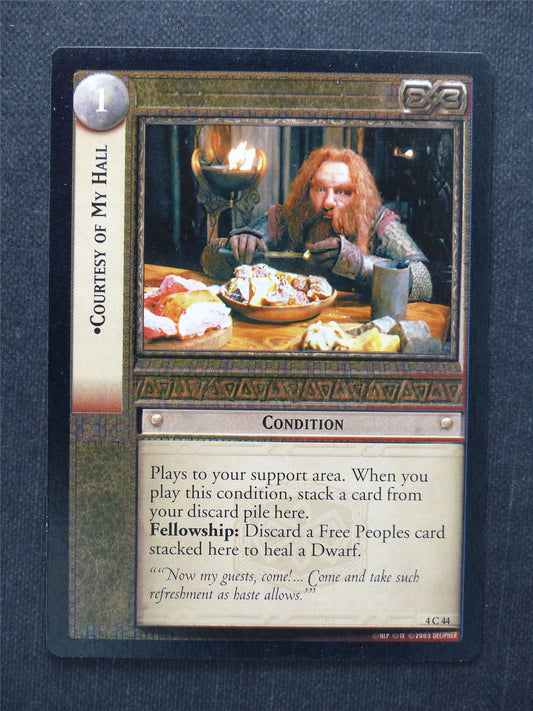 Courtesy of My Hall 4 C 44 - LotR Cards #NN