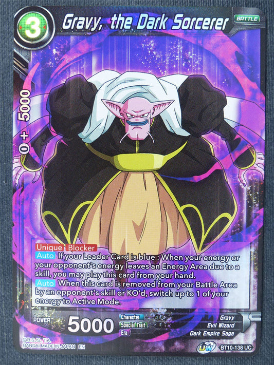 Gravy the Dark Sorcerer UC Foil - Dragon Ball Super Cards #44L