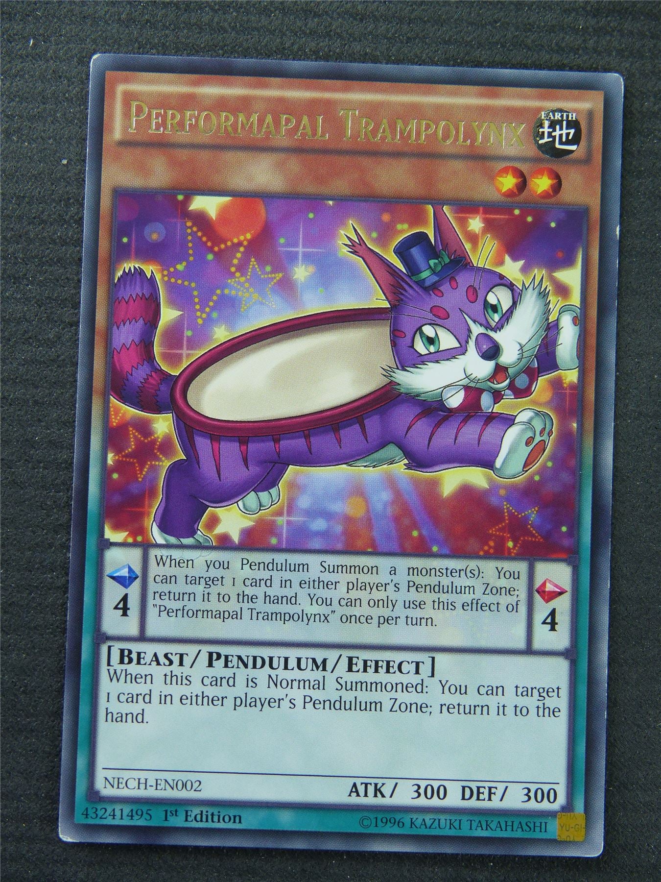 Performapal Trampolynx NECH Rare - 1st Edition - Yugioh Card #1QL