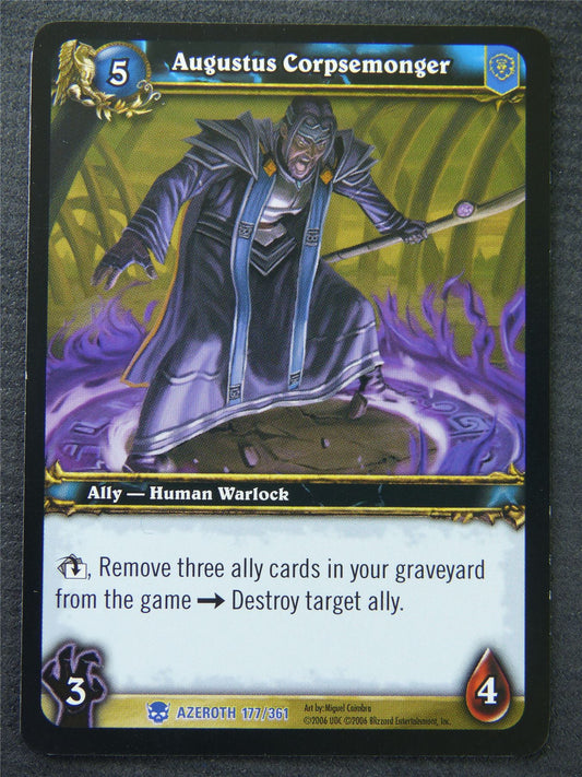 Augustus Corpsemonger - Rare - World Of Warcraft #1MT
