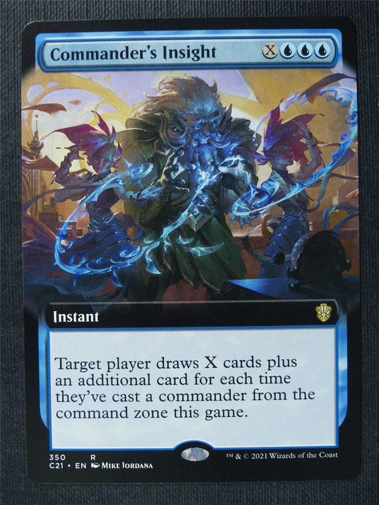 Commander's Insight Extended Art - Mtg Magic Cards #PP