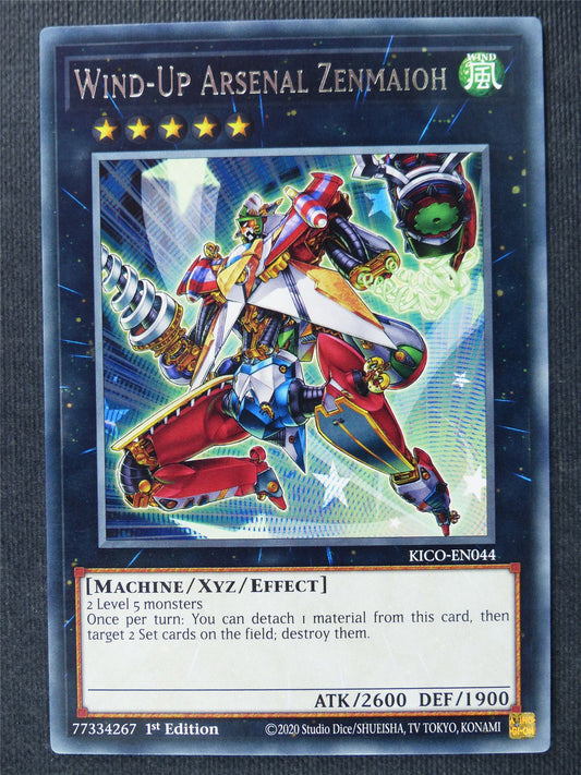 Wind-Up Arsenal Zenmaioh KICO Rare - 1st ed - Yugioh Cards #2N5