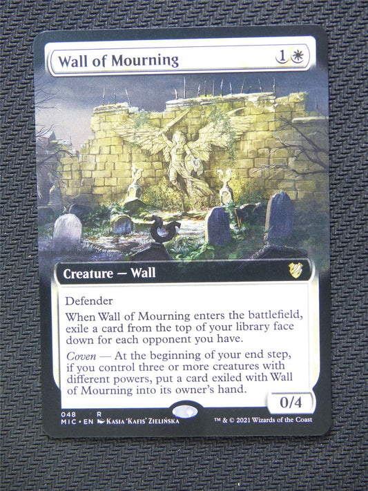 Wall of Mourning Extended Art - Innistrad - Mtg Card #3KO