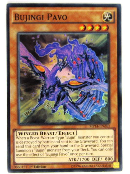 Yugioh Cards: BUJINGI PAVO MP14 SUPER RARE # 21B94